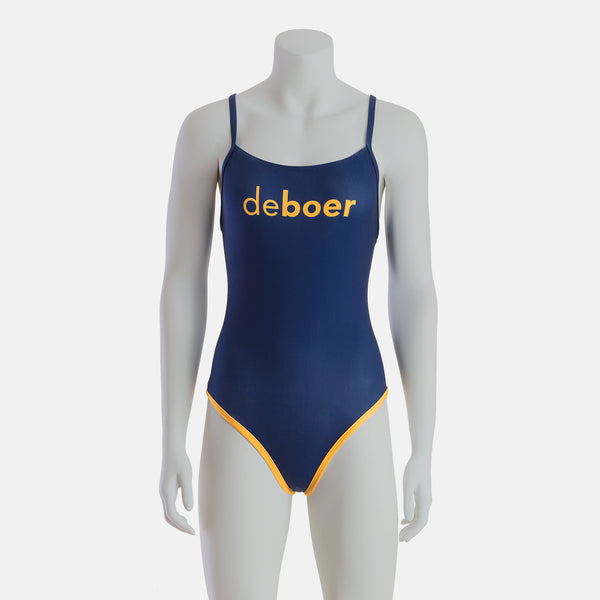 Wave 1.0 Navy & Safran - deboer wetsuits